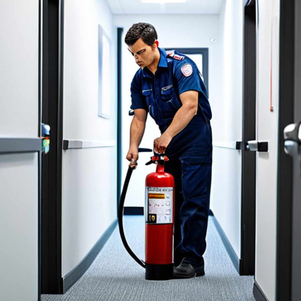 화재안전관리 직무에서 자주 발생하는 실수 - Inspection**

"A diligent fire safety inspector in appropriate work attire, carefully examining a fi...