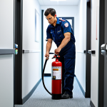 화재안전관리 직무에서 자주 발생하는 실수 - Inspection**

"A diligent fire safety inspector in appropriate work attire, carefully examining a fi...